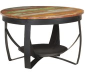 vidaXL Mesa de centro de madera maciza reciclada 60x40 cm, 65x32 cm, 68x43 cm Mesita de Salón o Comedor o Auxiliar Mesa de Café Meuble Salón