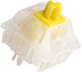 GATERON KS-3X1 V2 Milky Yellow Pro Switches Pre-lubed 5 Pin Linear Keyboard Switches for MX Mechanical Keyboard