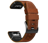 QuickFit 26 22mm Leather Silicone Watch Strap For Epix Gen 2 Smartwatch Band For Garmin Fenix 6X 6 7X 7 Pro 5X 5 Plus Bracelets
