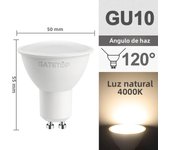 3pcs GU10 Spotlight No Fliker 5W 6W 7W 8W 9W LED Bulb GU10 AC220V 120V Replace 50w halogen lamp for home Lighting derection