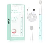 Cabezales de cepillo de dientes eléctrico sónico para adultos, cabezales de repuesto recargables por USB, resistente al agua, temporizador inteligente, IPX7