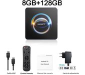 X66 Smart TV Box Android14 RK3528 Supports 2.4G&5G Dual Wifi 8K 64G 128G Rom BT5.2 Google Media Player TV Box Voice Set Top Box