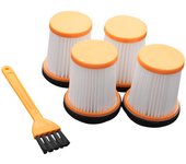 Filtro de Repuesto para Aspiradora de Mano Inalámbrica Compatible con Shark W1 WV200 WV201 WV205 WV220 4 Piezas Accesorios de Aspiradora