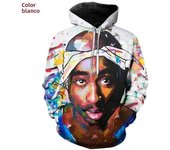 Rapper Rock Singer Tupac 3D Print Hoodies Men Women Oversized Hoodie Pullovers Hooded Sweatshirts Tracksuit Coats Kids Clothing