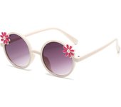 2024 New Children's Glasses Floret Anti-ultraviolet Fashion Children's Sunglasses Outdoor Shading Travel Children's Mirror