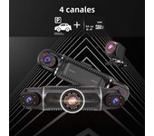 WiFi GPS Dash Cam For Cars HD1080P 4 Channels Camera 24H Parking Monitor Dashboard Camera Car Recorder Loop Recording Tachograph