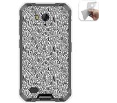 Tumundosmartphone Funda Gel Tpu para Ulefone Armor X6 diseño Letras Dibujos