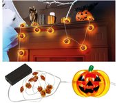 Guirca Guirnalda Hilo de Calabazas a Pilas 10 Leds