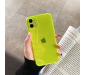 Neon Fluorescent Cnady Color Phone Case For iPhone 15 14 12 11 Pro Xs Max XR 6 7 8 Plus SE Mini Transperant Soft TPU Cover Capa