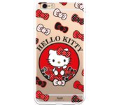 Funda original compatible con iPhone 6 Plus o 6S Plus con un diseño de Hello Kitty Lazitos de Colores