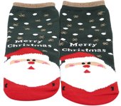 1/2/4 Pair Christmas Socks Elk Women Men's Socks New Year Personality Mid-tube Socks Christmas Cotton Gift