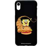 Carcasa para iPhone XR Negro con un diseño de Bob Esponja Burgers