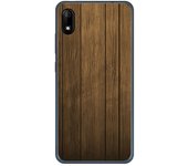Tumundosmartphone Funda Gel Tpu para Wiko Y70 diseño Madera Dibujos