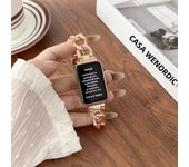 Cuban Link Strap for Samsung Galaxy Fit 3 Stainless Steel Metal Band Men Women Bracelet For Samsung Watch Fit3 Chain Link Correa