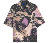 Camisa Jack&Jones Jeff gris estampada manga corta de hombre
