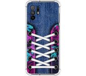 Tumundosmartphone Funda Silicona Antigolpes para Oppo A94 5G diseño Zapatillas 06 Dibujos