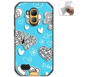 Tumundosmartphone Funda Gel Tpu para Ulefone Armor X7 / X7 Pro diseño Mariposas Dibujos