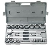 Juego de llaves de vaso de 3/4" 20 Pz FERVI 0181