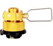 Gas Saver Plus Gas Burner Adapter Convertor Shifter Refill Flat Tank Conversion Adapter Camping Gas Adaptor Valve Aluminum Alloy