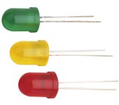 Pack de 100 uds Led 10 mm de color amarillo Electro Dh 12.675/10/A 8430552021635