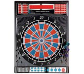 Diana Electrónica Karella Premium Silver 8075.01Tipo de aro,Ingles,Marca,Karella,Juego on line,No,App Juego,No,PPD,No,MPR,No,Cibermach, Si,Fuente alimentación,TransformadorDardos,Dianas Electrónicas