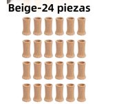 24PCS Floor Protector Chair Leg Sock Cute Anti-Noise Elastic Table Foot Cover Knitting Non-Slip Protective Case