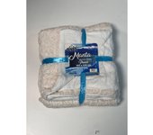 Manta Borrego para Sofá Cama 160X220cm  - Mantas Sherpa Gruesa, Calientes Super Suaves y Cómodas  Manta Polar Doble Forro Reversible Borreguito