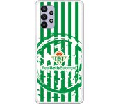 Funda original compatible con Samsung Galaxy A32 5G - Real Betis Balompié Escudo Manchas