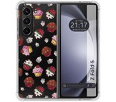 Funda Silicona Antigolpes para Samsung Galaxy Z Fold 5 5G diseño Muffins Dibujos