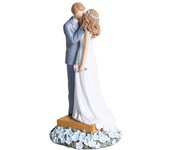 Estatuas de pareja para tartas de boda, figuras de novios, figuras de ángeles, figuras de boda, compromiso de pareja (pareja en la parte inferior de la tarta)