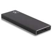 Ewent EW7023 caja para disco duro externo Caja externa para unidad de estado sólido (SSD) Negro