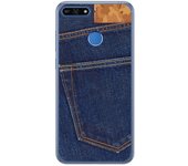 Tumundosmartphone Funda Gel Tpu para Huawei Honor 7A / Y6 2018 Diseño Vaquero Dibujos