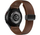 Genuine Leather+silicone Strap for Samsung Galaxy Watch 7 6 5 44mm 40mm 20 Bracelet Galaxy Watch 6 4 Classic 47mm 46mm 43mm 42mm
