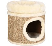 Casita para Gatos de lujo con El Algodón DE LA Herba Marina 33 cm