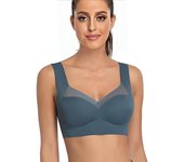Sujetador para mujer, sujetador corrector de postura, sujetador de copa de moda, sujetador inalámbrico push-up