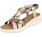 Cuñas de Esparto Oh! My Sandals Md5655 para mujer en color gris