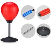 Saco de Boxeo De escritorio con ventosa para mesa y monitores, Saco de Boxeo inflable, pelota de Boxeo