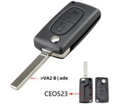 YIQIXIN Remote Car Key Shell Cover For Peugeot 207 307 308 407 607 807 For Citroen C2 C3 C4 C5 C6 HU83/VA2 Blade CE0523 CE0536