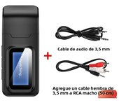 USB Bluetooth 5.0 Audio Transmitter Receiver LCD Display 3.5MM AUX RCA Stereo Wireless Adapter Dongle For PC TV Car Headphones