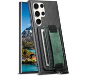 Leather Wallet Phone Case For Samsung Galaxy S25 S24 S23 S22 FE Ultra Plus Note 20 Ultra Card Holder Cover
