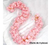 1.8m Pink Cherry Blossom Artificial Flower Silk Garland Vine Home Party Garden Arch Wedding Background Decoration Fake Flower