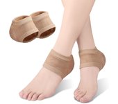 Silicone Protector Sleeve Heel Pads Heel Cups Plantar Fasciitis Support Feet Care Skin Repair Cushion Half-yard Socks Gel Heel