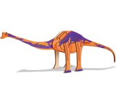 DAM. Puzzle 3D madera XL Amargasaurus 39 piezas. 50x9,2x14,5 cm. 50x9x15cm.