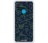 Funda original compatible con Samsung Galaxy M51 - Batman Patt Villain Blue