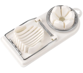 Multi Functional Egg Cutter Two in One Egg Slice Cutter Stainless Steel Household Egg Cutter Egg Preserved Eggs Divider Splitter