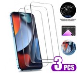 3PCS Protective Glass for iPhone 15 14 13 12 11 Pro Max XR X XS Max Screen Protector for iPhone 14 15 Plus 13 Mini SE 2022 Glass