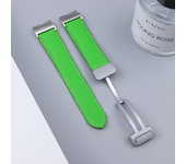 No Gaps Leather Band for Samsuang Galaxy Watch 6 5 4 /5pro 40 44mm Magnetic Buckle Strap for Galaxy Watch 6 4 Classic 43mm 47mm