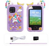 New Kids Smart Phone Toys Cartoon Baby Mobile MP3 Player Digital Camera for Girls Boys Best Birthday Christmas Gifts