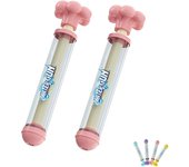 Juguete romántico de agua con rociador de fuegos artificiales para parejas, pistola de agua con chorro de agua, rociador extraíble de alta presión para baño, piscina y fiestas (4 unidades)