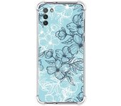 Funda Silicona Antigolpes para Xiaomi POCO M3 / Redmi 9T diseño Flores 03 Dibujos